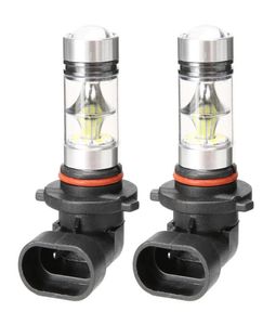 Universal 2PCSSet 100W H10 9145 9005 6000K Hög effektbil Körande dimlampor BULB UNIVERSAL BIL LID LED Extern glödlampor8599250