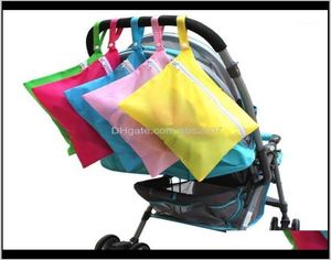 Sacos de fraldas fraldas toalete treinamento bebê crianças maternidade bebê impresso duplo zíper wetdry saco impermeável pano molhado backpac1101771