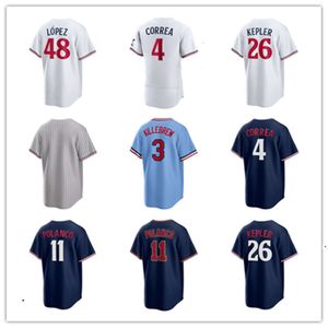 Custom Jersey Minnesota Men Youth Twins 45 Kyle Barraclough 59 Jhoan Duran 12 Kyle Farmer 51 Luke Farrell 13 Joey Gallo 65 Ian Gibaut 1 Gordon Baseball Jerseys