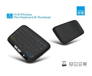 Nuova tastiera Full Touch Tastiera wireless 24G Mini tastiera touchpad grande per Android TV Box Laptop PC Tablet Raspb9548121