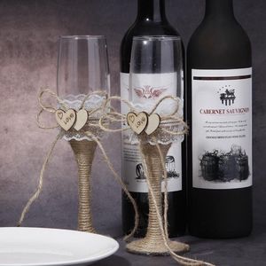 Weingläser 4 Stück Anzug Hochzeit Toasten Kuchen Messer Schaufel Sets Champagner Glas Trinkbecher Whisky Szklanka Geschenkbox319S