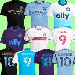 2024 2025 New York City SOCCER JERSEYS fc 23 24 25 HOME Away St. L ouis City KLAUSS BLOM LOWEN PARKER NYCFC FERNANDEZ RODRIGUEZ Charlotte FC WESTWOOD COPETTI Fußball