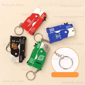 Gun Toys 1PC Mini Toy Gun KeyChain 50 Gummiband Fällande gummiband Gun Shooting Pistol Alloy Key Charm Pendant Kid Outdoor Party Gift T240314