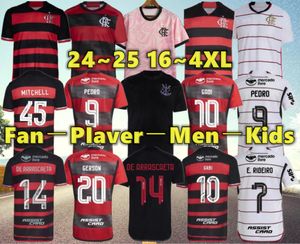 Gabi 24 25 Gerson Flamengo Soccer Jerseys Home 2023 2024 2025 Дэвид Луис E.Ribeiro 23 24 футбольные рубашки Vidal Pedro de Arrascaeta Campeao Men Outbro 3 Кубка Диего