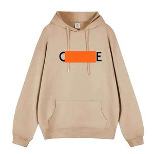 Factory Direct Sales Off CE Men's Women's 3D Convex Steel Seal Letter Loose Casual and Versatile Terry Plush Pullover Hooded Sweater High Quality Designer Hoodie 351