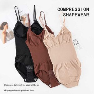 women Waist Tummy Shaper One Piece Body Shaping Clothes Women's Abdominal Pants Open shift Hip lifting Sling Underwear Elastic Bodysuit