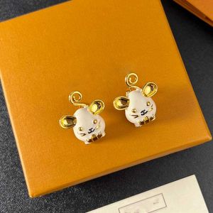 Luxury Brand Earrings Designer Earrings for women lovely Mouse earring fashion bear Stud Earrings Luxury jewelry girls