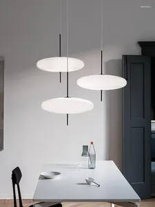 Pendant Lamps Modern LED Black/white E27 Chandelier For Ceiling Hanging Dining Room Living Bedroom Bar Adjustable Kitchen