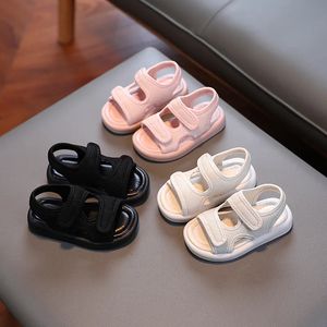 Новинка детская обувь Baby Boy Summer Fashion Sport Shoes Kids Beach Beach First Walkers Toddler Girl Sandals 240307