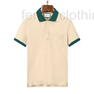 Erkek Polos Tasarımcısı 2023 Erkek Polo Gömlek Adam Moda At Tişörtleri Sıradan Erkekler Golf Yaz Nakışları Yüksek Sokak Trend Üst Tee Asya Boyutu 0mhm
