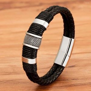 Link Bracelets Decoration Titanium Steel Classic Magnetic Buckle Couple Bracelet For Dating