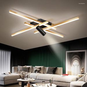 Lampadari Lampadario moderno a led in oro con faretto Lampada da soffitto a sospensione Decorazione per soggiorno Sala da pranzo Cucina Foyer Apparecchi per interni