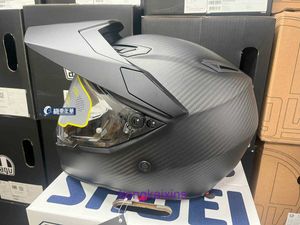 Capacete de motocicleta AGV AX9 puxa fibra de carbono