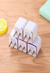 デュアルUSBポート21A 1A EU US AC Home Travel Wall Charger Power Adapter 2 Port for iPhone Samsung Galaxy Note LG Tablet iPad5803470