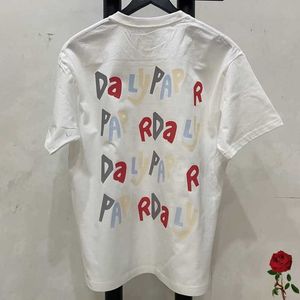 Koszulka damska Summer Nowe wysokiej jakości codzienne papierowe koszulki mężczyźni Kobiety Para harajuku w stylu harajuku codzienne papierowe koszulki J240309