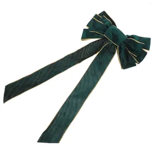 Dekorativa blommor Bow Decoration Party Irish Hanging Venue Setting Props St Patrick's Bowknot Ribbon Large Day Wreath Flannel Patricks