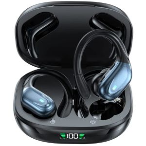 Fones de ouvido bluetooth tws esportes gancho alta fidelidade estéreo baixo bluetooth 5.3 sem fio com microfone à prova dwaterproof água