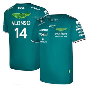 Erkek Tişörtler 2024 Aston Martin F1 3D Baskı Tişörtleri Erkek Kadın Spor Moda Çocuk T-Shirt Üstleri Formül 1 Yarış Çocuk Kıyafetleri