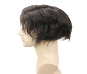 2020スイスレースメンズツーピーヘアピース自然ヘアラインヒューマンヘアウィッグフルソフト交換漂白ノットシステムTOUPEE10x889263903