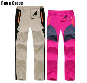 Ray Grace Quick Dry Handing Pants Women Summer Stretchy Outdoor Pants Waterproof Men Trekking Fishing Trousers Mountain Climbing C15398797