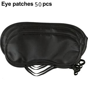 50 PCS Eye Patches El Rooms engångs sömnmask Blindhyll för ögonflyg Eye Mask Shading Sleeping Eye Mask Wholesale 240226
