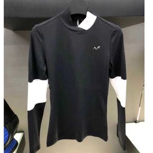 T-shirt da donna Abbigliamento da golf da donna traspirante ad asciugatura rapida casual ultra-sottile maglietta sportiva di alta qualità polo idratante in salice J240309