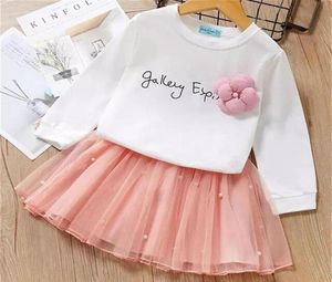 Girls Kids Dress Spring Autumn Party Kid klänningar Barn Kläder 38Y2548251W9180259