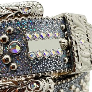 Cinture alla moda da donna Cintura di strass Bb Simon da uomo firmata con strass scintillanti in regalo251U