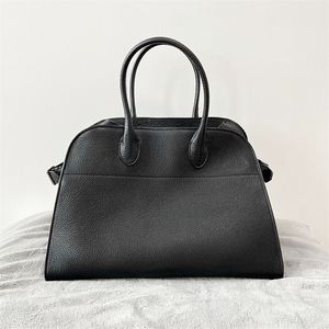 The Row Margaux15 Totes Женские дизайнерские сумки через плечо Margaux 17 Сумки из натуральной кожи Пляжные мужские винтажные клатчи Выходные дорожная сумка для покупок на плечо