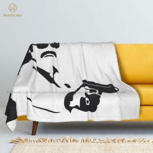 Pablo Escobar Blanket Warm Sherpa Fleece Bed Soft Bedspread Blankets299T