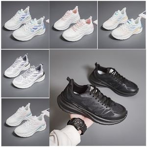 New Men Women Shoes Hiking Running Flat Shoes Soft Sole Fashion White Black Pink Bule Comfortable Sports Z1713 GAI