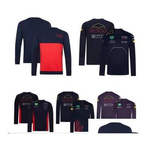 Motorradbekleidung Neues F1 Racing T-Shirt Team Langarmtrikot Maßgeschneiderte Drop-Lieferung Automobile Motorräder Motorradzubehör Dhypq