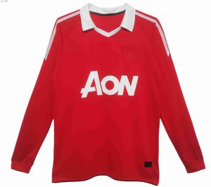 Fans Tops Soccer Jerseys 2011 retro soccer jerseys Owen MAN Evra Nani vintage united classic football shirtH240309