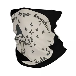 Bandanas japão manga arte yoshitomo nara pescoço gaiter feminino masculino proteção uv inverno bandana cachecol para esqui