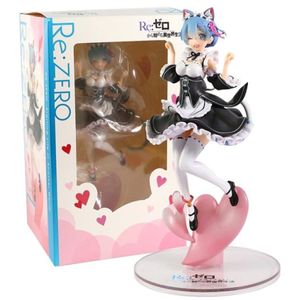 Re ZERO Starting Life In Another World Rem Nekomimi Ver Figure PVC Collection Model Toys Brinquedos 2207029365331