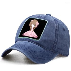 Top kapaklar Kore tarzı kawaii sevimli pembe kızlar beyzbol şapkası baba kamyoncu snapback casquette şapka kadın beralar kemik gorras şapkalar