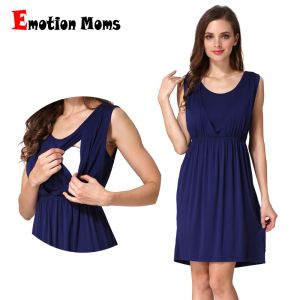 Dresses Summer Maternity Clothes Breastfeeding Dress Sleeveless Maternity Dresses For Pregnant Women Lactation Vest Nursing Skirt