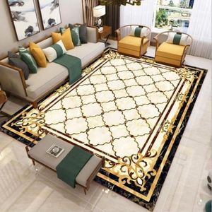 Europeisk stil persisk konstområde matta för vardagsrum icke-halk kök matta sovrum golvmatta utomhusbar matta heminredning2766
