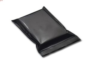 Mini-schwarzer, undurchsichtiger Plastikbeutel mit Reißverschluss, wiederverschließbarer Druckverschluss-Verpackungsbeutel, selbstklebende Verpackungsbeutel, Zubehör, Packungsbeutel, hohe Menge 8374141