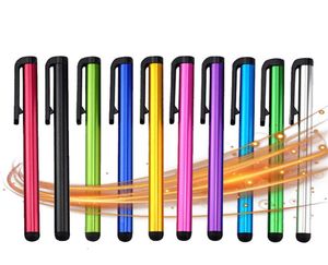 Caneta stylus capacitiva universal para iphone 7 7plus 6 6s 5 5S caneta de toque para telefone celular para tablet diferentes cores 5048363