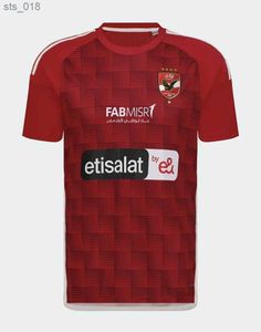 Fans toppar Tees Soccer Jerseys 2023 2024 Al Ahly SC Soccer Jerseys Dieng 23 24 Maillot Percy Tau M.Abdelmonem Home Away Adult Kit Football Shirth240309