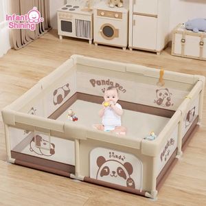 Infant shining Baby Playpen for Children Baby Playground Safety Barriers Playpen For 0-6 Years Old Kids Indoor Baby Safety Fence 240226