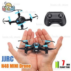 Inteligentny UAV JJRC H48 Mini Drone Childrens RC Toy Quadcopter UFO Infrared Silot Control Helikopter Four Axis Flight Dron Boys For Kids T240309