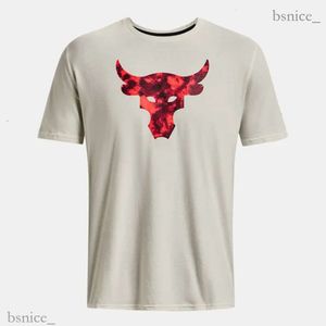 Mens Tshirts Project Rock Brahma Bull Tshirt Sıradan Moda Sokak Giyim Kadın Erkekler Spor Giyim Yüksek Kalite Kısa Kol Boyutu XS 6XL Yaz 230620 752