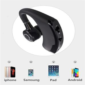 Hands Business Wireless Bluetooth -headset med MIC Voice Control hörlurar Stereo Earphone för iPhone Adroid Drive Connect Wit8020034