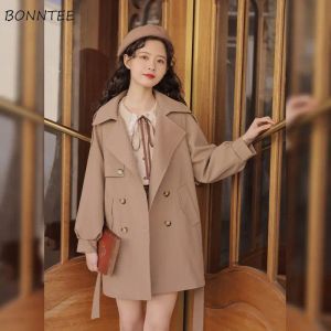 Trench Kopa Kobiety popularne ins Allmatch Street Wear Button Trendia Korean Style moda młoda panie harajuku gorąca wyprzedaż wiosna dopasowanie