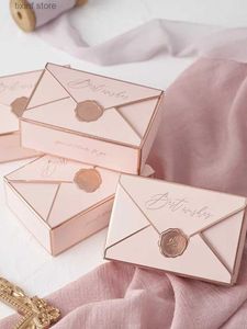 Gift Wrap Luxury Wedding Presentlåda med bästa ES och chokladförpackning för ett sött och minnesvärt bröllop T240309