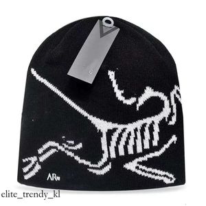Båge hatt arctery beanie stickad hatt kashmir mössa beanie hatt kvinnor män mössa fashionabla stickad hatt forntida fågel arcterx hatt 654