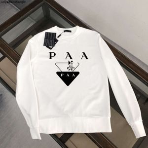 Hoodie Men Designer Sweater Mens Womens Fashion Simple Triangle Letters Printed Graphic Sweatshirt Casual Loose Round Neck Cotton Big Size Long Sleeve t