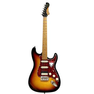 Vicers St Electry Guitar 6 String Sunburst Yüksek kaliteli akçaağaç klavye